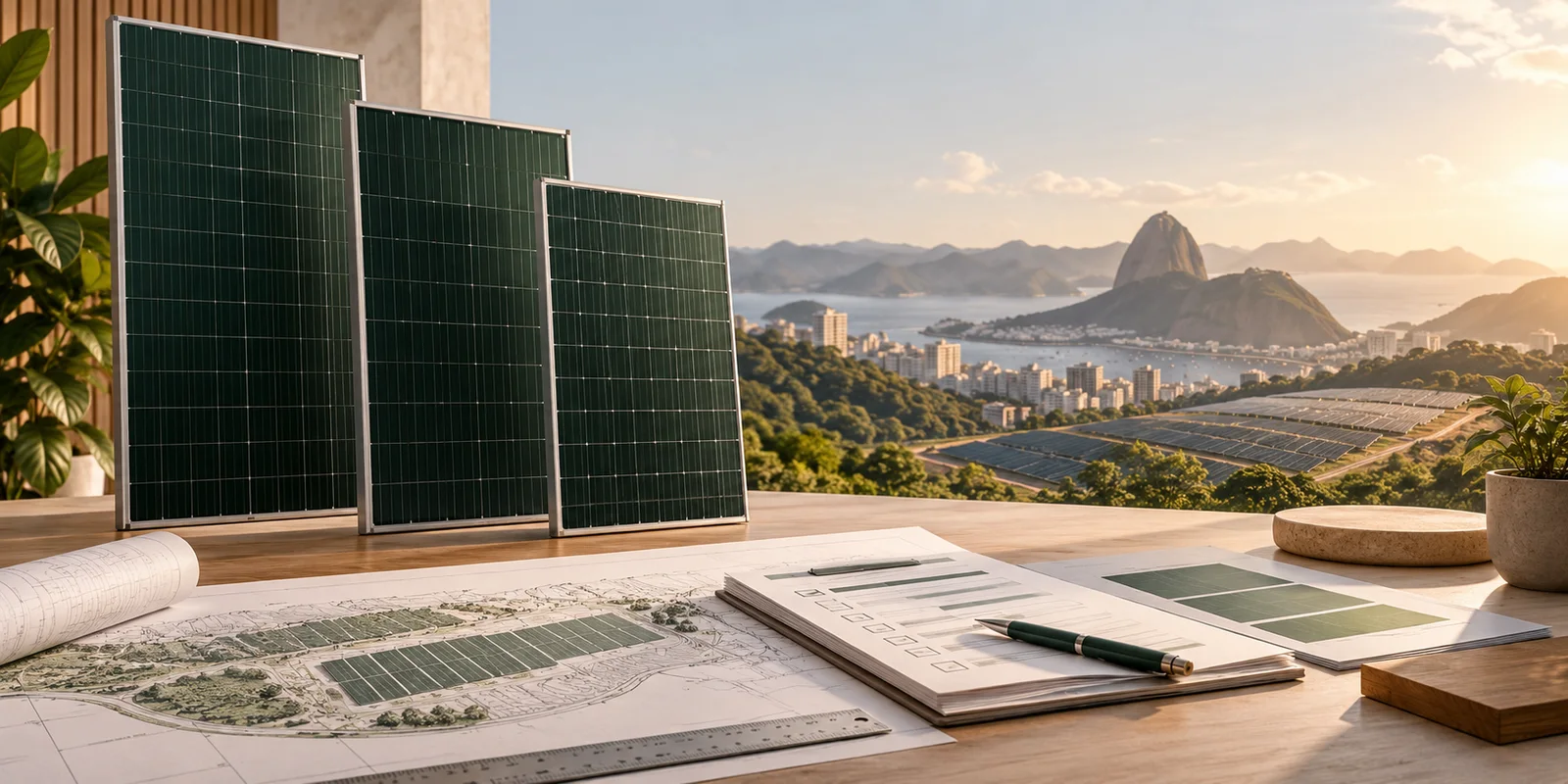 Concept illustration for How to shortlist standard photovoltaic modules for a Brazilian project.