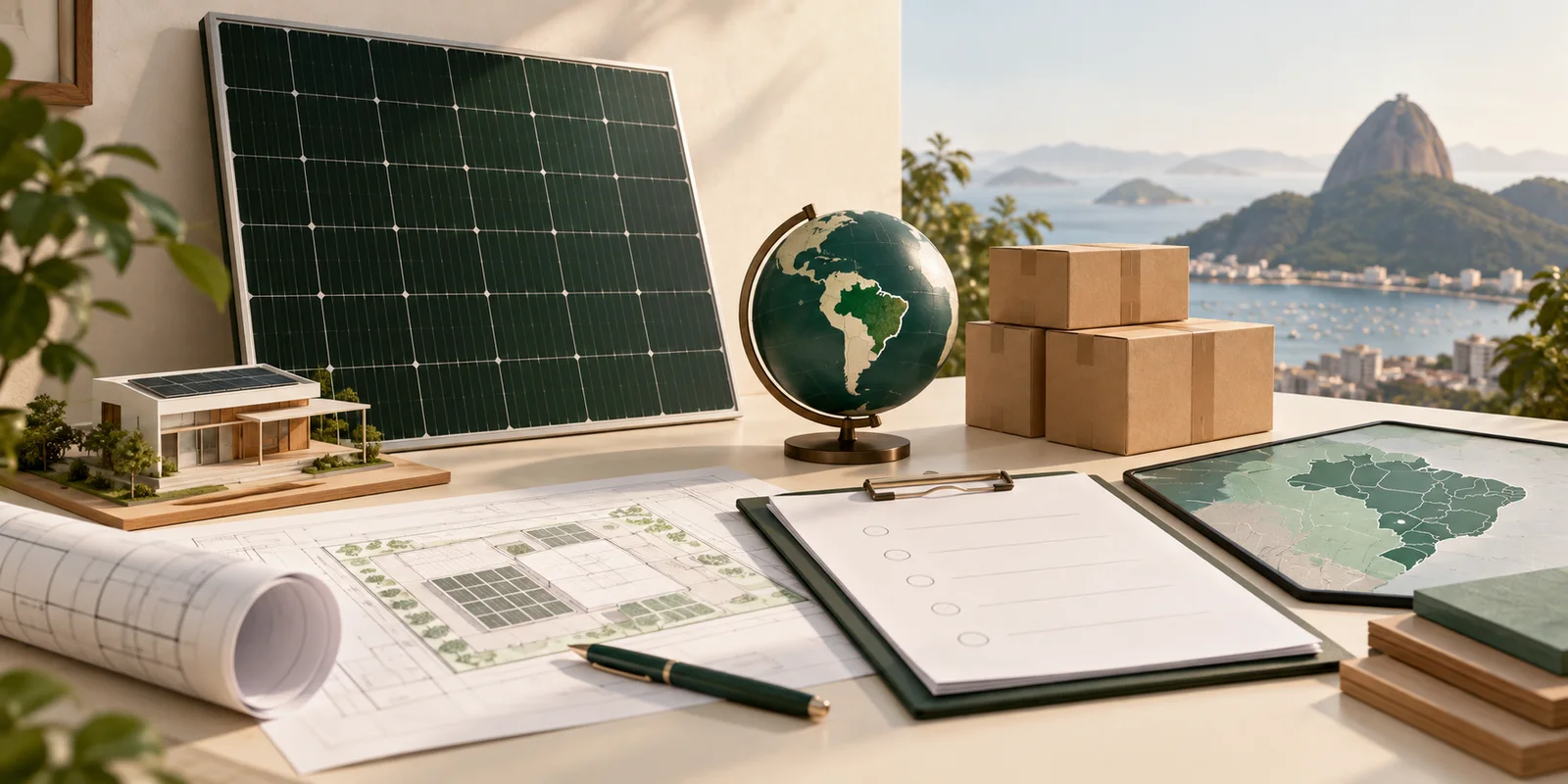 Concept illustration for What information should be prepared before requesting a PV module quotation in Brazil?