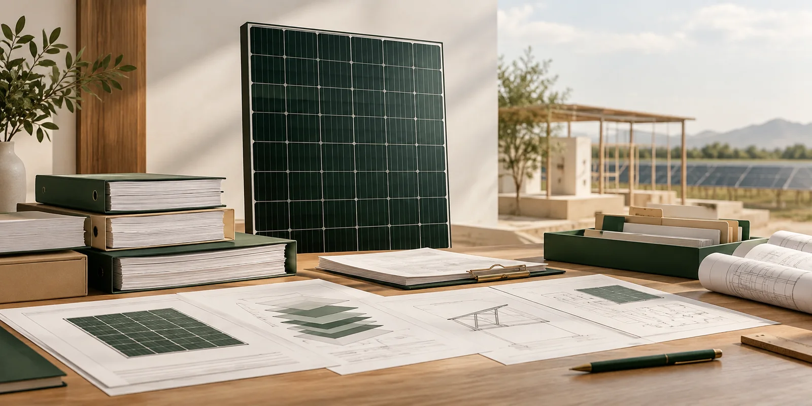 Concept illustration for What should a photovoltaic module technical submittal contain?